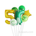 Decorazione dino tema elio grande bouquet a palloncino